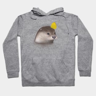 Otter and butterflies 3 Hoodie